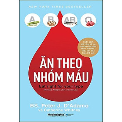[ThangLong Bookstore]Ăn Theo Nhóm Máu ( Tái Bản )