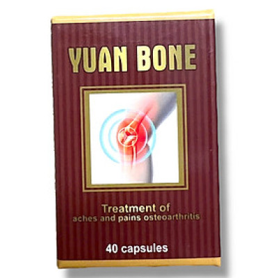 Viên uống Yuan Bone hỗ trợ đau nhức xương khớp, tê bì chân tay, thiếu chất nhầy khớp gối, khô khớp, thoát vị đĩa đệm xuất xứ Malaysia - Mã số 1361