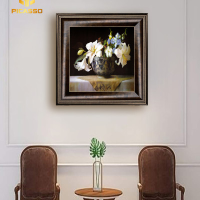 Tranh kính cường lực Tranh tĩnh vật D603 05 (được chọn mẫu)