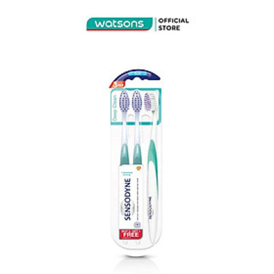 Bàn Chải Đánh Răng Sensodyne Deep Clean Lông Mềm Dành Cho Răng Nhạy Cảm 3 Cây