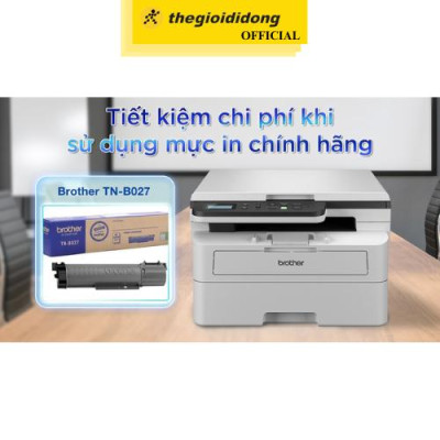 Máy in laser trắng đen đa năng Brother DCP-B7620DW Wifi - Hàng Chính Hãng