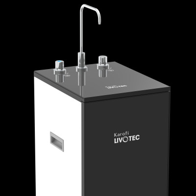 Máy lọc nước có chế độ lạnh, 7 lõi lọc hàng chính hãng Karofi Livotec 600, Màng RO 100GDP Hàn Quốc