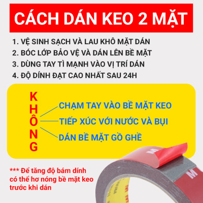 Băng Keo 2 Mặt Chuyên Dụng CIND (20mmx10m)