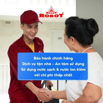 Máy Lọc Nước RO Hydrogen Kiềm Nóng Thông Minh ROBOT HydroMega Plus-9 - Hàng Chính Hãng