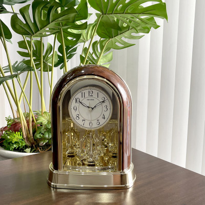 Đồng hồ để bàn Nhật Bản Rhythm 4SG696WT23 Kt 21.3 x 27.1 x 12.2cm, 1.3kg Vỏ nhựa
