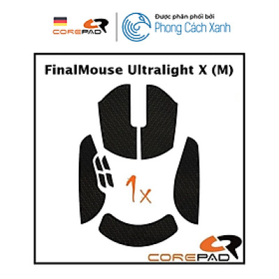 Bộ grip tape Corepad Soft Grips FinalMouse Ultralight X Lion (M) - Hàng Chính Hãng