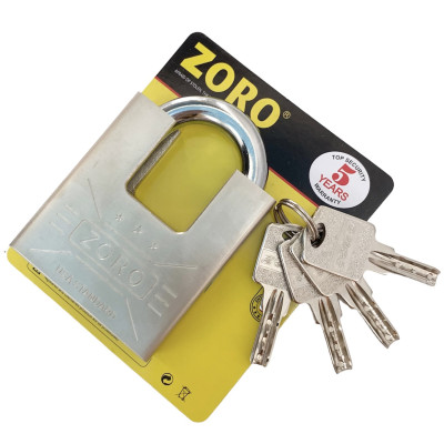 Ổ khóa chống cắt ZORO size đại 7 phân chìa muỗng càng chống cắt - khóa cửa chống trộm cắt khóa bấm công nghệ mỹ bền bỉ