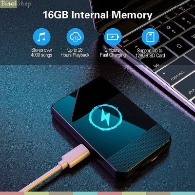 Ruizu M16 - Máy Nghe Nhạc HiFi, Bluetooth 5.0, Loa Ngoài, Lặp Đoạn A-B (32GB) - Hàng chính hãng