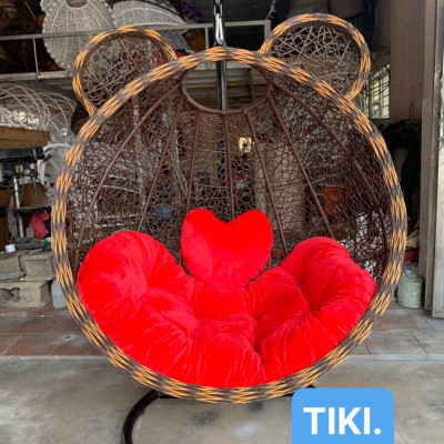 Xích đu Tai Gấu Juno Sofa kèm nệm nhiều màu 