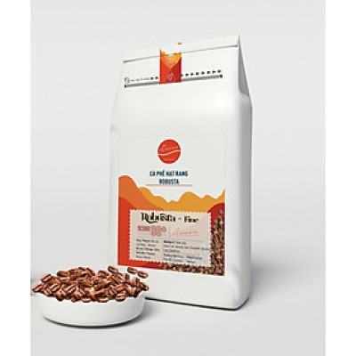 AZZAN FINE ROBUSTA 250g - Cà phê đặc sản, hạt rang hương vị đậm đà, thơm ngon tròn vị