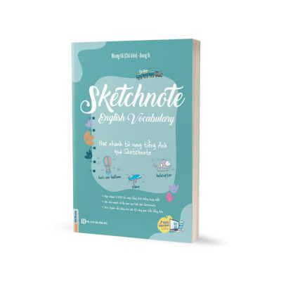 Sách - Sketchnote English Vocabulary - Học Nhanh Từ Vựng Tiếng Anh Qua Sketchnote - MCBooks