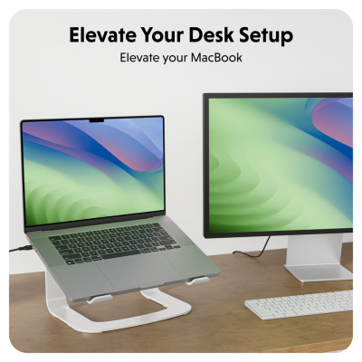 Giá Đỡ Công Thái Học HyperSpace Ergonomic Laptop Stand – HS1110WHGL - Hàng chính hãng