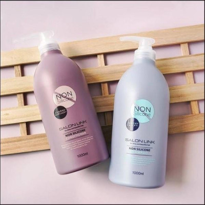 Dầu Gội - Xả Nhật Không Chứa Silicone Salon Link Extra - Chuyên Dùng Cho Tóc Khô Hư Tổn, Uốn, Nhuộm