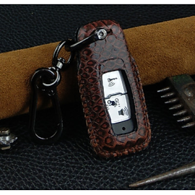 Bao da chìa khóa handmade Vision, SH, Air Blade da rắn - hàng chính hãng