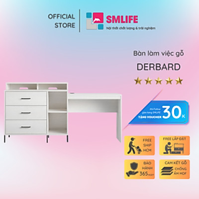 Bàn Học Cho Bé Nhỏ Gọn Hiện Đại SMLIFE Derbard