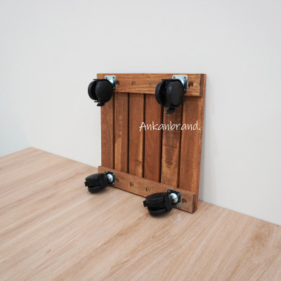 Đế Lót Chậu Cây Có Bánh Xe ANKAN - Lắp Ráp Theo Ý Khách Hàng Chọn Kích Thước Đế Và Tải Trọng Của Đế - Hàng Chính Hãng