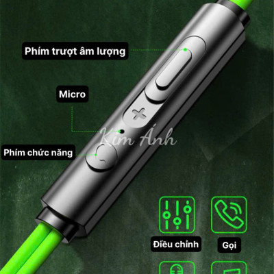 Tai nghe Game Lip-Top Q20 chân Type C, check QR tra nguồn gốc, có Micro và nút chỉnh âm lượng, Hàng chính hãng BH 1 năm