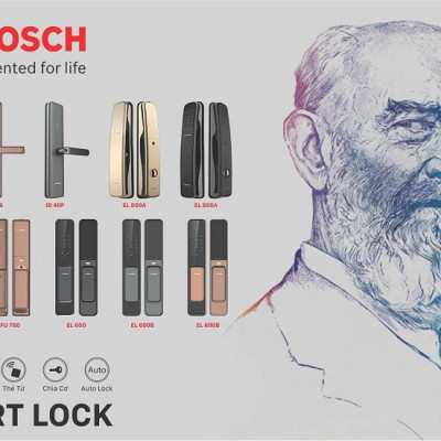 Khóa Cửa Vân Tay Điện Tử Bosch ID40B EU- Chính Hãng