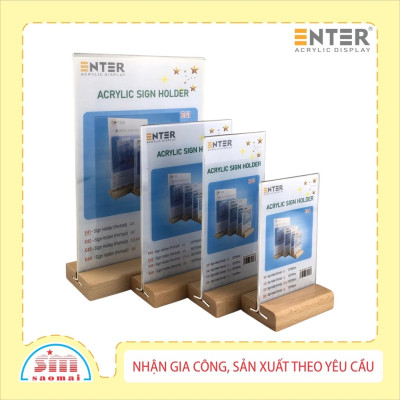 Đế gỗ Enter E43 / E44 10cm