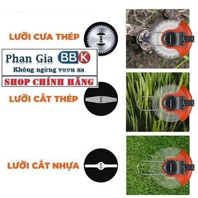 Máy Cắt Cỏ, Tỉa Cành Cầm Tay LAPUSEN Pin Khủng 15000mah, Động Cơ Mạnh 1800W