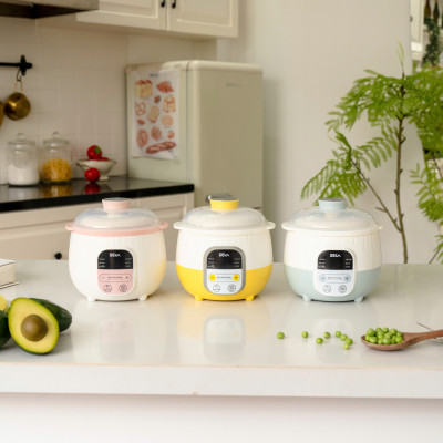 (TẶNG XỬNG HẤP) NỒI NẤU CHẬM SEKA SK6132 0.8L – NẤU CHÁO, HẦM SƯỜN, CHƯNG YẾN SIÊU TIỆN LỢI HÀNG NHẬP KHẨU