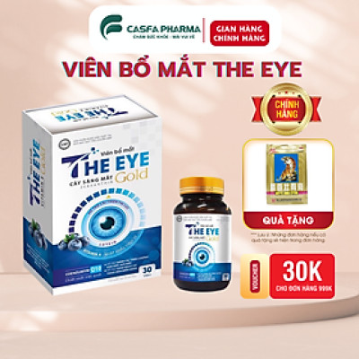 Viên uống bổ mắt THE EYE GOLD giảm nhức mỏi mắt, tăng cường thị lực hộp 30 viên