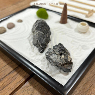 Khay cát - Bộ dụng cụ làm vườn thiền Nhật - Bazango - Trang Trí Nhà