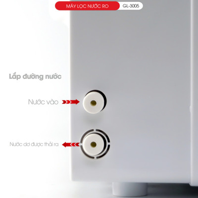 Máy lọc nước treo tường Gali công nghệ lọc RO Gali GL-3005 2 in 1 nước nóng nước mát. Hàng chính hãng bảo hành 12 tháng.