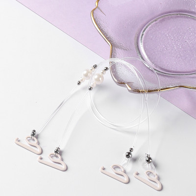 Dây đeo áo ngực dây áo con dây áo bra phối ngọc trai và hạt cườm độc đáo