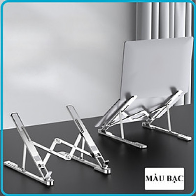 Giá Đỡ Laptop Hợp Kim Nhôm Cao Cấp Gấp Gọn CRAZY COOL, Giúp Tản Nhiệt Laptop, Macbook, Máy Tính Xách Tay - 10 Vị Trí Điều Chỉnh Góc Độ - Hàng Chính Hãng