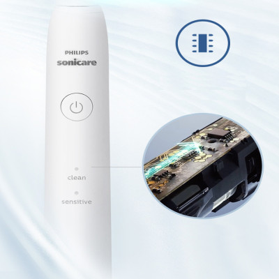 Bàn chải đánh răng điện Philips Sonicare HX2421 tích hợp 2 chế độ làm việc Clean, Sensitive - Hàng Nhập Khẩu