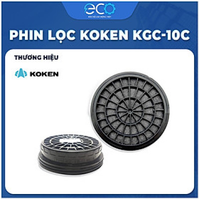 Phin lọc than hoạt tính Koken mã KGC-10C chuyên dùng cho mặt nạ phòng độc Koken G7 phun pu, phun xịt trừ sâu