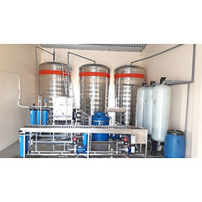 Dây chuyền sản xuất nước RO - Công suất 2000 Lít/giờ- Hàng chính hãng