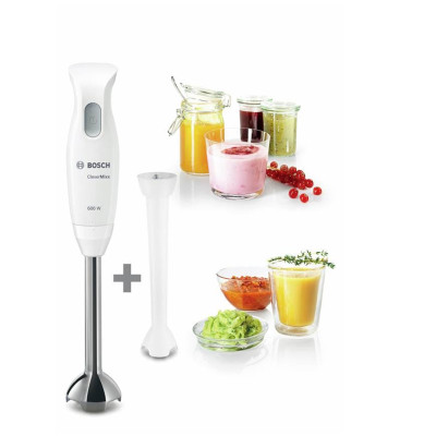 Máy Xay Cầm Tay Bosch MSM26130 (600W) Đa Năng, Công Suất Mạnh 600W, Dễ Dàng Điều Khiển Sử Dụng, Động Cơ Bền Bỉ, Làm Sinh Tố, Đồ Ăn Dặm Cho Con - Thương Hiệu Đức Chính Hãng