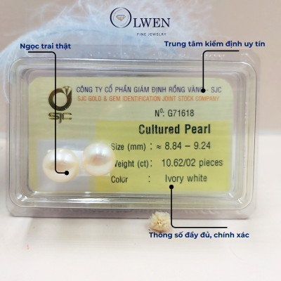 Ngọc trai có kiểm định G71618