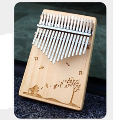 Đàn Kalimba 17 Phím Giá Rẻ – Gỗ Nguyên Khối, Họa Tiết Độc Đáo