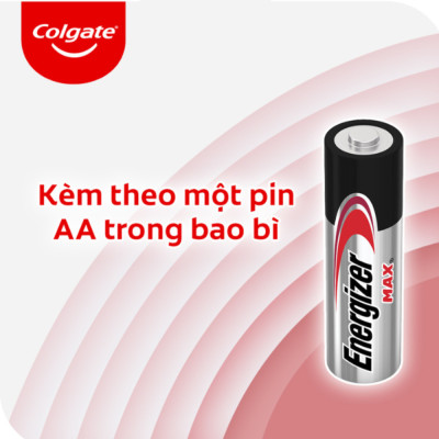 Bàn chải điện Colgate Sonic Optic White trắng sáng sóng âm