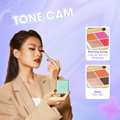 Phấn Mắt Trang Điểm myKella Mini Glam Eye Palette Siêu Mịn