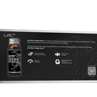 NƯỚC UỐNG TĂNG CƯỜNG SỨC KHỎE, SINH LỰC VÀ THỂ TRẠNG DÀNH CHO NAM GIỚI LAC MEN