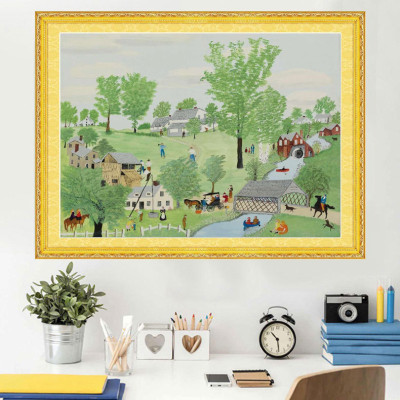 [Thêu kín] Tranh thêu Phong cảnh Bắc âu HH0983