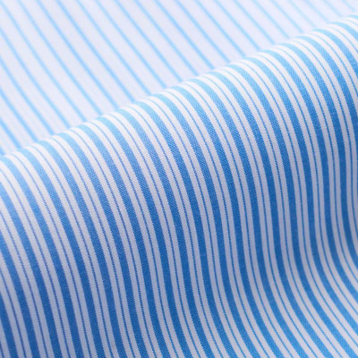 Áo sơ mi nam tay ngắn kẻ sọc có thêu chữ ngực áo . form Fitted - ROUTINE 10F24SHS035 | ROUTINE CÀ MAU