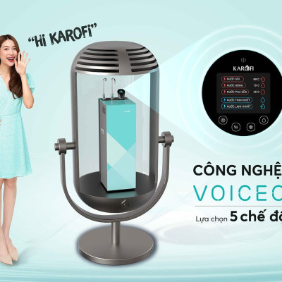 Máy lọc nước nóng lạnh Karofi KAD-N91 10 lõi Smax hàng chính hãng