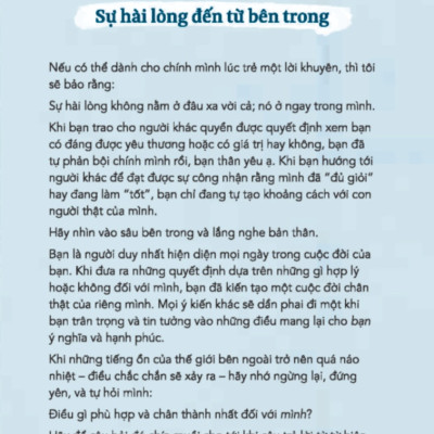 	Chỉ Có Bạn Mới Trả Lời Được Câu Hỏi Của Cuộc Đời Mình _TRE