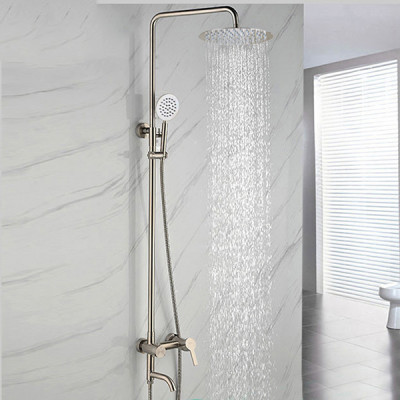 Bộ Sen cây tắm Đứng nóng lạnh inox sus 304 tròn lệch