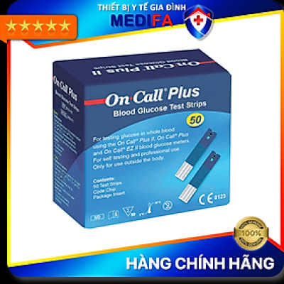 Que thử đường huyết ACON On Call Plus hộp 50 que