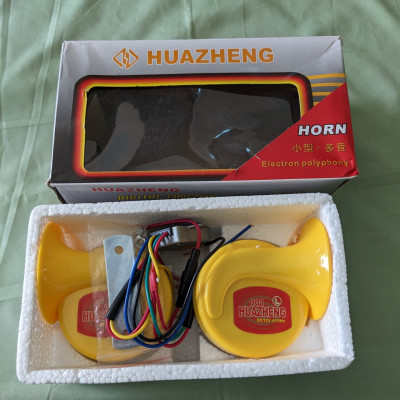 Còi Ngân Ô TÔ Xe Máy Kiểu Ốc Sên 8 Tiếng 12v-24v Loại Tốt: Âm Thanh Sắc Nét, Độ Bền Vượt Trội