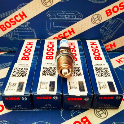 Bộ 04 Bugi Bosch Chân Ngắn (Platinum) FR7DPP30X Cho Mercedes BMW
