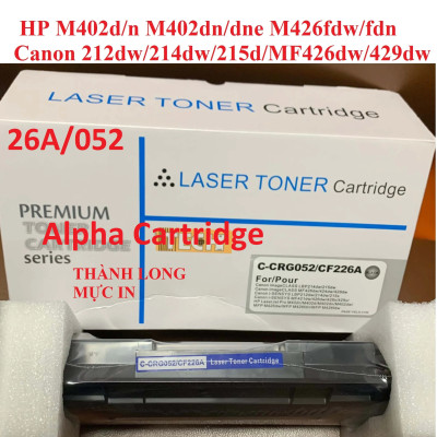 Hộp mực 26A cho máy in HP MFP M426fdn, M402dw, M402n, M402dne, M402d Canon LBP 214dw 424dw 426dw Hàng chính hãng Alpha Cartridge