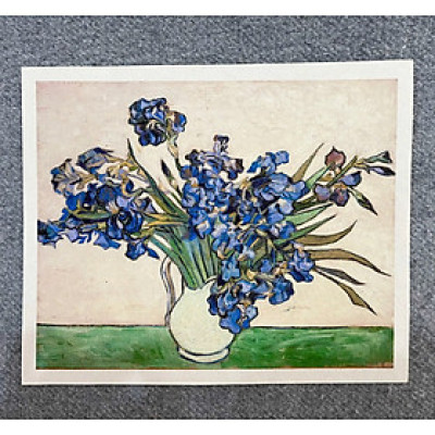 Tranh tĩnh vật Van Gogh in trên giấy dó -tranh giấy dó 30x40cm - Vincent van Gogh