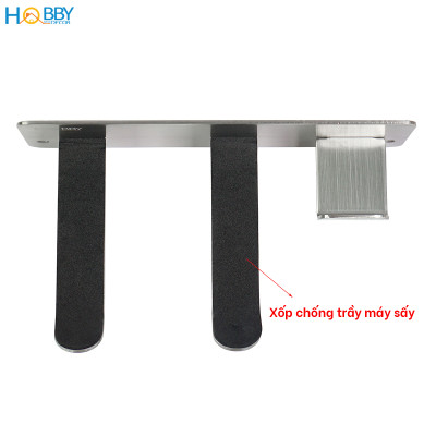 Giá treo máy sấy tóc inox 304 gắn tường HOBBY Home Decor MS3PC